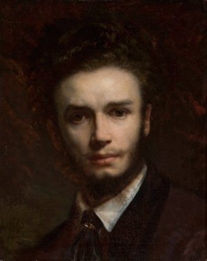 Self-portrait by Daniel Penther Oil Painting