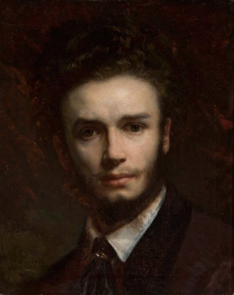 Self-portrait  by Daniel Penther - Hand-Painted Oil Painting Reproduction