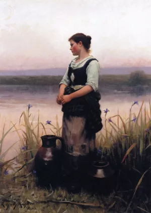 Far Away Thoughts painting by Daniel Ridgway Knight