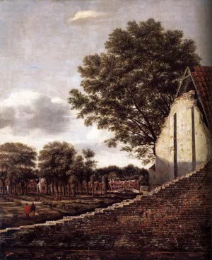 View of a Dutch Town by Daniel Vosmaer Oil Painting