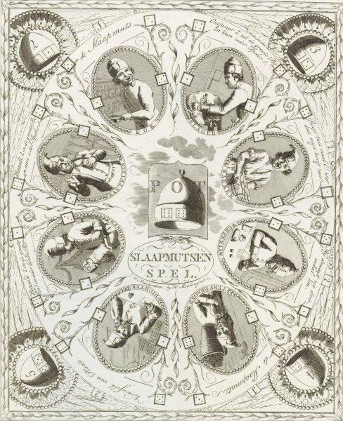 Slaapmutsen - spel  by Daniel Willem Stoopendaal - Hand-Painted Oil Painting Reproduction