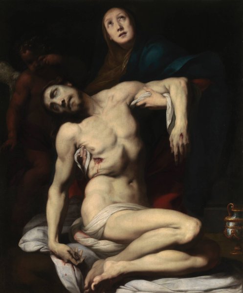 Main Product Photo of Pieta  Painting by Daniele Crespi