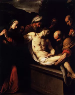 The Entombment by Daniele Crespi Oil Painting