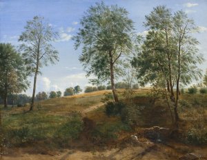 The Caroline Spring at Naesby on Funen by Dankvart Dreyer Oil Painting