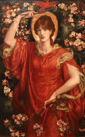 A Vision of Fiammetta by Dante Gabriel Rossetti Oil Painting