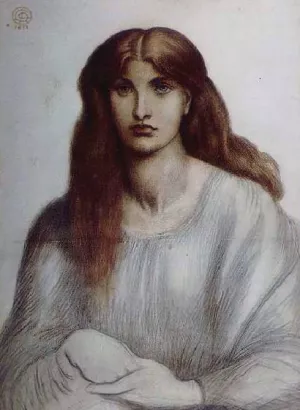 Alexa Wilding painting by Dante Gabriel Rossetti