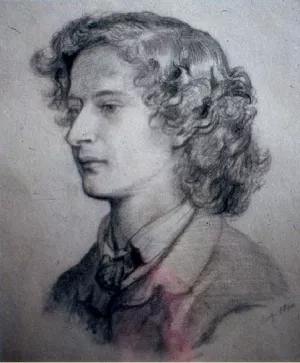 Algernon Charles Swinburne by Dante Gabriel Rossetti Oil Painting