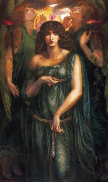 Main Product Photo of Astarte Syriaca Painting by Dante Gabriel Rossetti