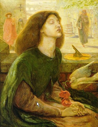 Main Product Photo of Beata Beatrix Painting by Dante Gabriel Rossetti