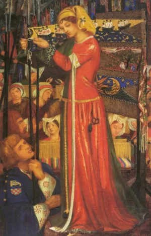 Before the Battle by Dante Gabriel Rossetti - Oil Painting Reproduction