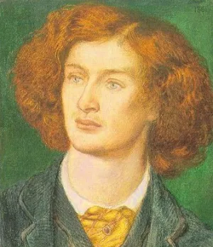 Charles Algernon Swinburne by Dante Gabriel Rossetti Oil Painting