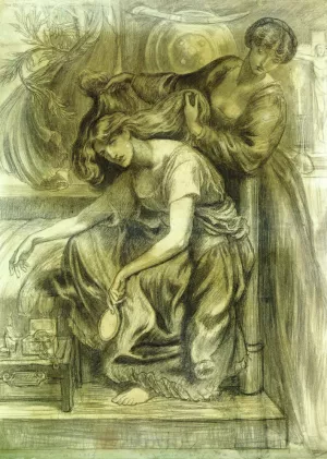 Desdemona's Death Song by Dante Gabriel Rossetti Oil Painting