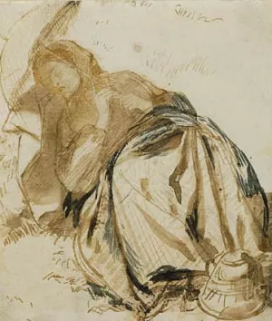 Elizabeth Siddal Oil painting by Dante Gabriel Rossetti