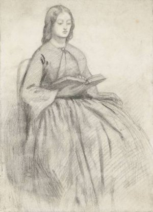 Elizabeth Siddall in a Chair by Dante Gabriel Rossetti Oil Painting