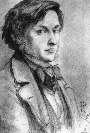 Ford Madox Brown by Dante Gabriel Rossetti Oil Painting