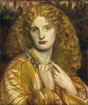 Helen of Troy by Dante Gabriel Rossetti Oil Painting