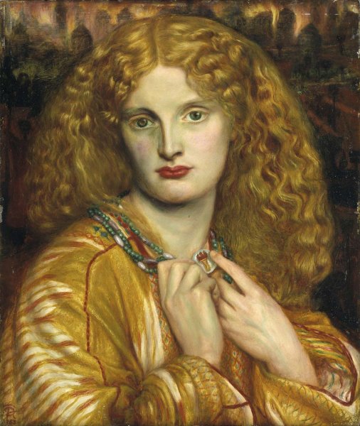 Main Product Photo of Helen of Troy Painting by Dante Gabriel Rossetti