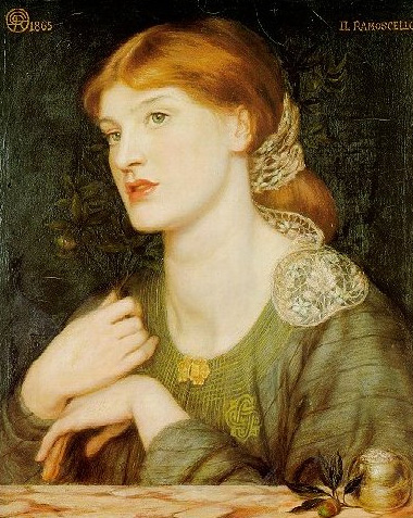 Il Ramoscello by Dante Gabriel Rossetti - Hand-Painted Oil Painting Reproduction