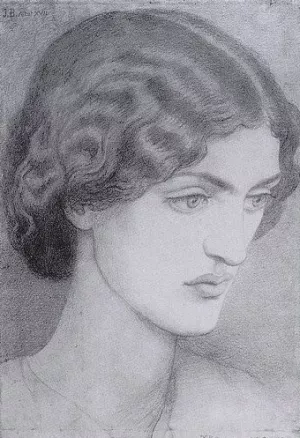 Jane Burden by Dante Gabriel Rossetti - Oil Painting Reproduction