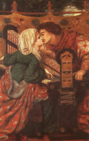 King Rene's Honeymoon by Dante Gabriel Rossetti Oil Painting