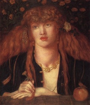 La Bionda del Balcone Oil painting by Dante Gabriel Rossetti