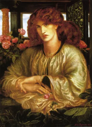 La Donna Della Finestra II by Dante Gabriel Rossetti Oil Painting