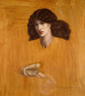 La Donna Della Finestra (The Lady of Pity) by Dante Gabriel Rossetti Oil Painting