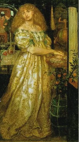 Lucrezia Borgia by Dante Gabriel Rossetti - Oil Painting Reproduction