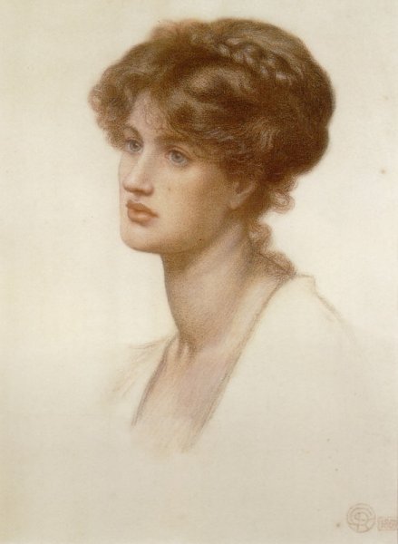 Marie Stillman by Dante Gabriel Rossetti - Hand-Painted Oil Painting Reproduction