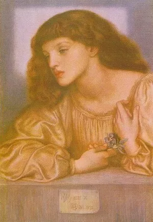 May Morris by Dante Gabriel Rossetti Oil Painting