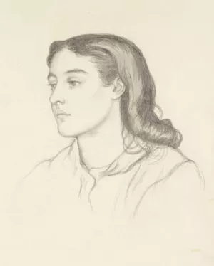 Miss Robinson Mrs. Fernandez by Dante Gabriel Rossetti Oil Painting