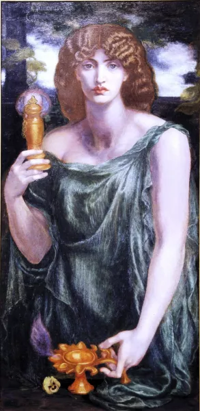 Mnemosyne by Dante Gabriel Rossetti Oil Painting