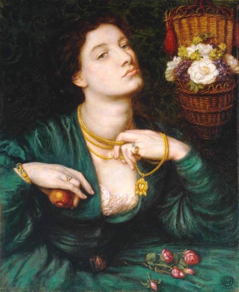 Main Product Photo of Monna Pomona Painting by Dante Gabriel Rossetti