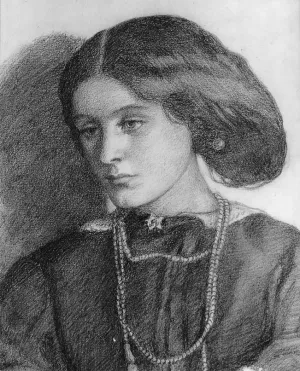 Mrs. Burne-Jones painting by Dante Gabriel Rossetti