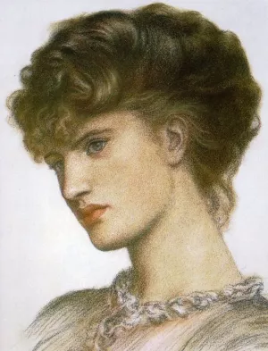 Portrait of a Lady by Dante Gabriel Rossetti Oil Painting