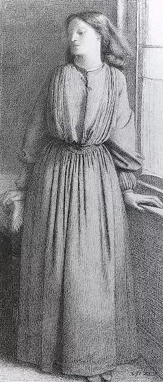 Portrait of Elizabeth Siddal II Oil painting by Dante Gabriel Rossetti