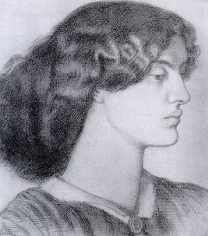 Portrait of Jane Morris Oil painting by Dante Gabriel Rossetti