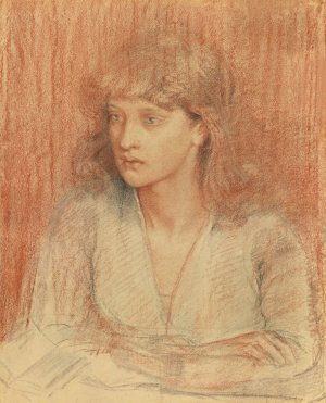 Portrait Of May Morris by Dante Gabriel Rossetti Oil Painting