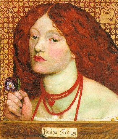Main Product Photo of Regina Cordium Painting by Dante Gabriel Rossetti