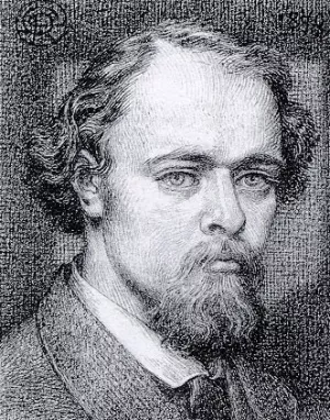 Self portrait by Dante Gabriel Rossetti Oil Painting