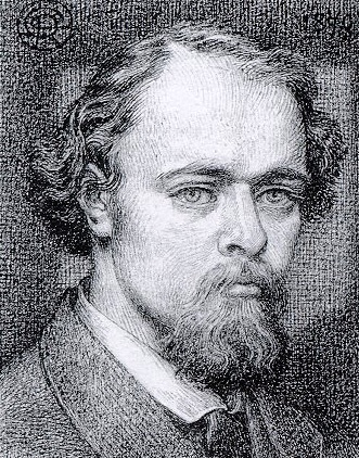 Self portrait by Dante Gabriel Rossetti - Hand-Painted Oil Painting Reproduction