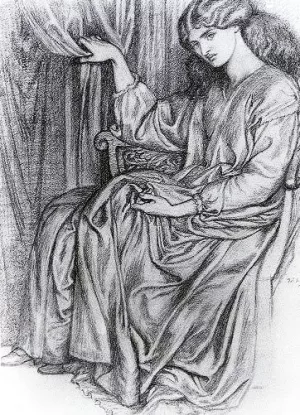 Silence by Dante Gabriel Rossetti Oil Painting