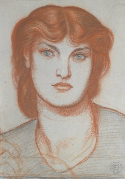 Main Product Photo of Study Of Alexa Wilding For Regina Cordium  Painting by Dante Gabriel Rossetti