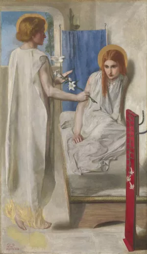 The Annunciation painting by Dante Gabriel Rossetti