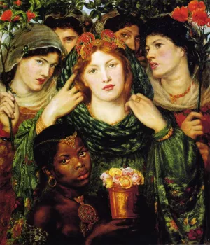 The Beloved also known as The Bride Oil painting by Dante Gabriel Rossetti