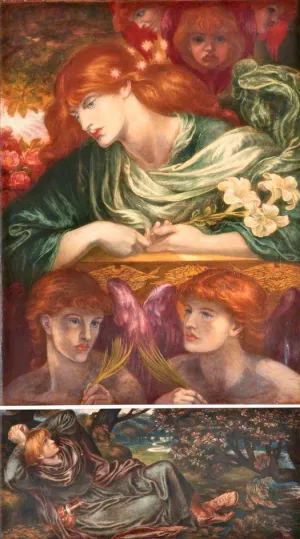 The Blessed Damozel by Dante Gabriel Rossetti Oil Painting