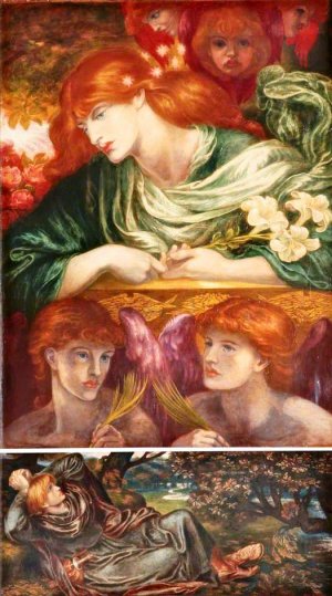 The Blessed Damozel by Dante Gabriel Rossetti Oil Painting