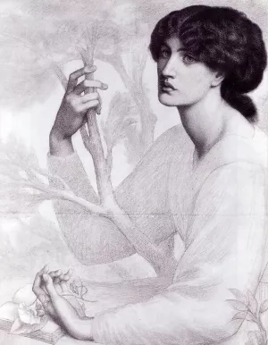 The Day Dream by Dante Gabriel Rossetti - Oil Painting Reproduction