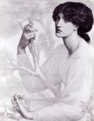 The Day Dream Oil painting by Dante Gabriel Rossetti