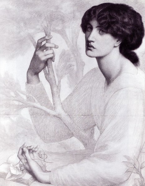 The Day Dream by Dante Gabriel Rossetti - Hand-Painted Oil Painting Reproduction